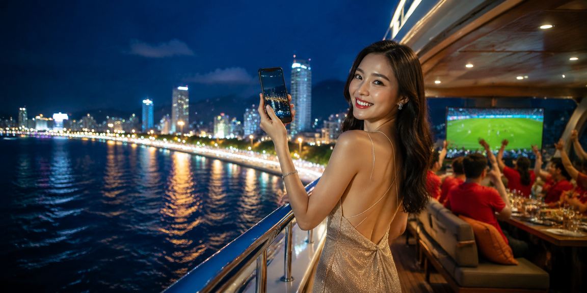 Người dùng trải nghiệm casino di động tại lễ hội Nha Trang rực rỡ